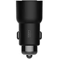 Roidmi 3S - Cargador Coche inalámbrico- Bluetooth Coche Transmisor FM- 5 V 3.4 A Dual USB- Negro